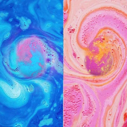 12 Bath Bombs for Kids with Surprise Inside from 3-9 years
