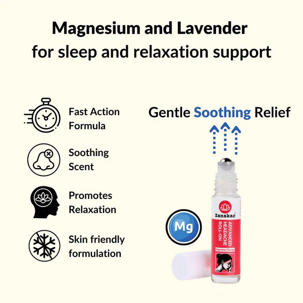 Advanced Headache Roll-on for Migraine (10ml)