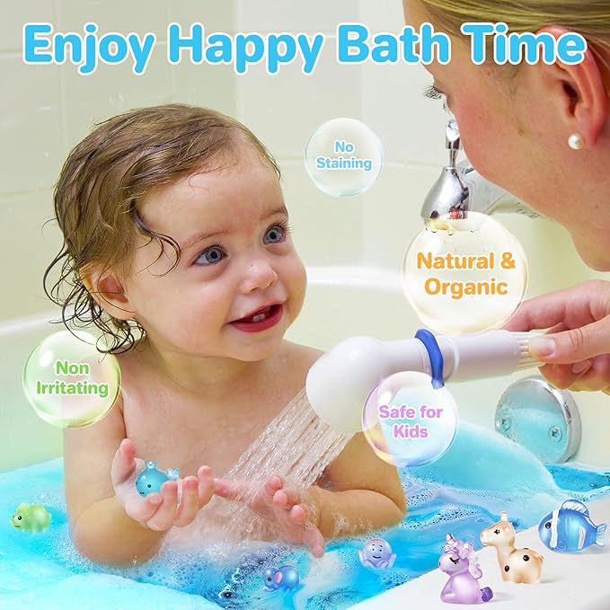 12 Bath Bombs for Kids with Surprise Inside from 3-9 years